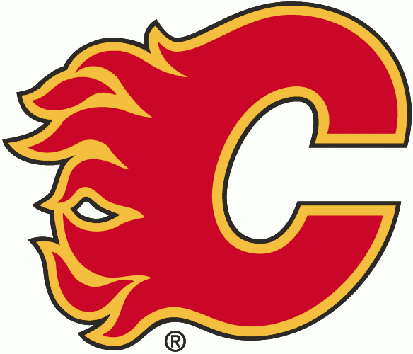 Calgary Flames T shirt DIY iron-ons